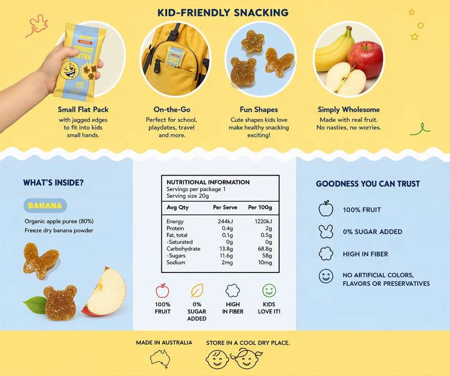 Bambi Banana fruit bites pouch 4