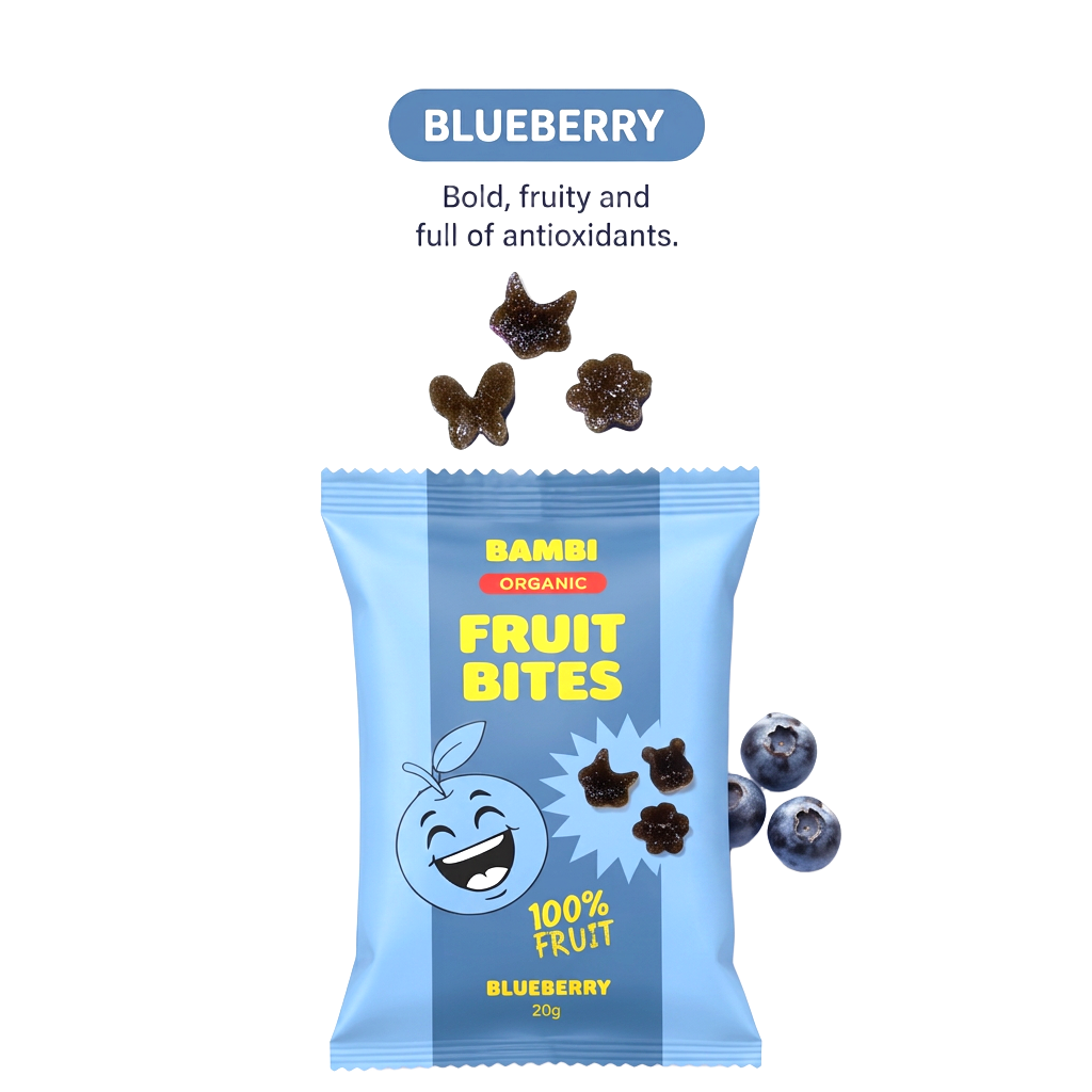 Bambi Blueberry fruit bites pouch 6